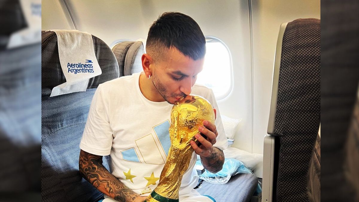 Ángel Correa, campeón del mundo con Argentina, que fichará con Tigres (Instagram @angelcorrea32)