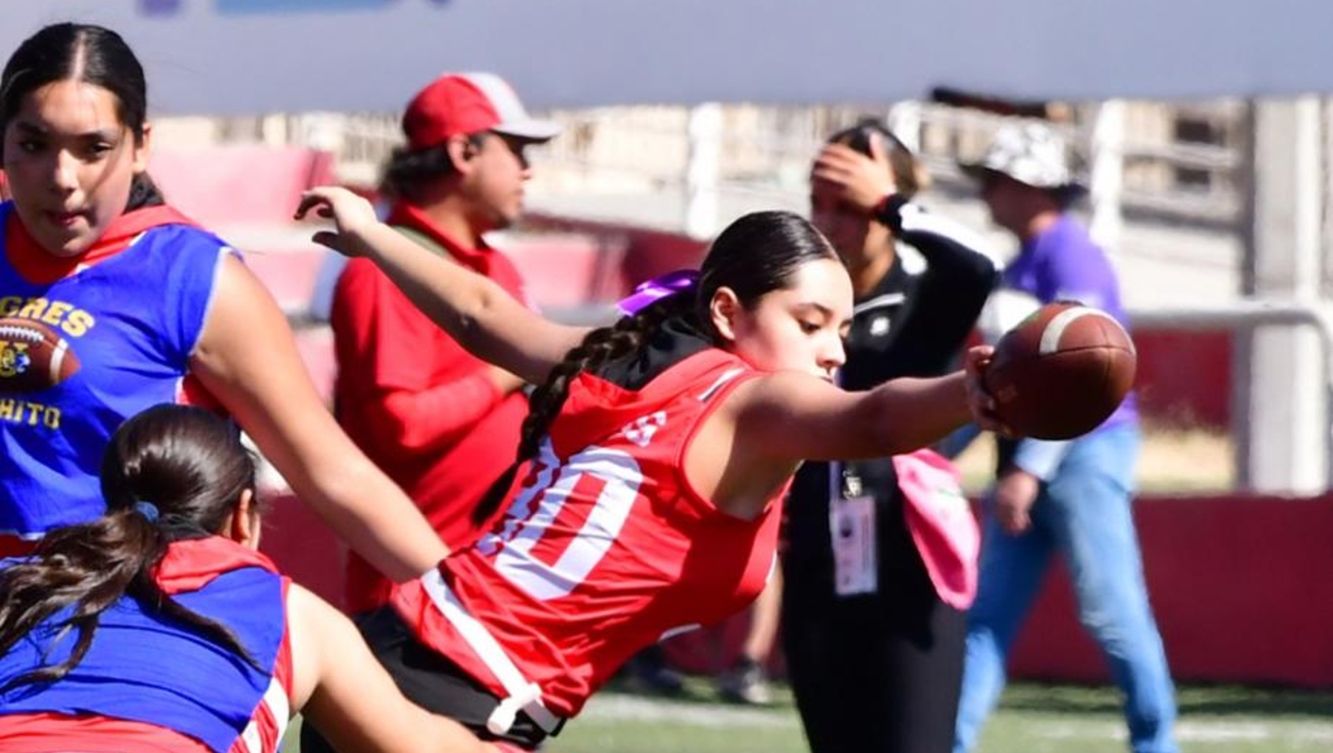 Daniela Esquivel, la joven regiomontana que brilla en el flag football (Cortesía)