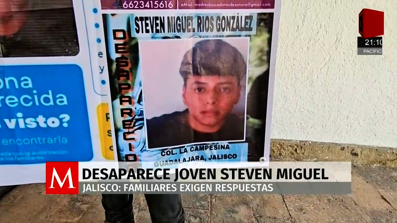 Familiares de Steven Miguel claman justicia y verdad en Casa Jalisco