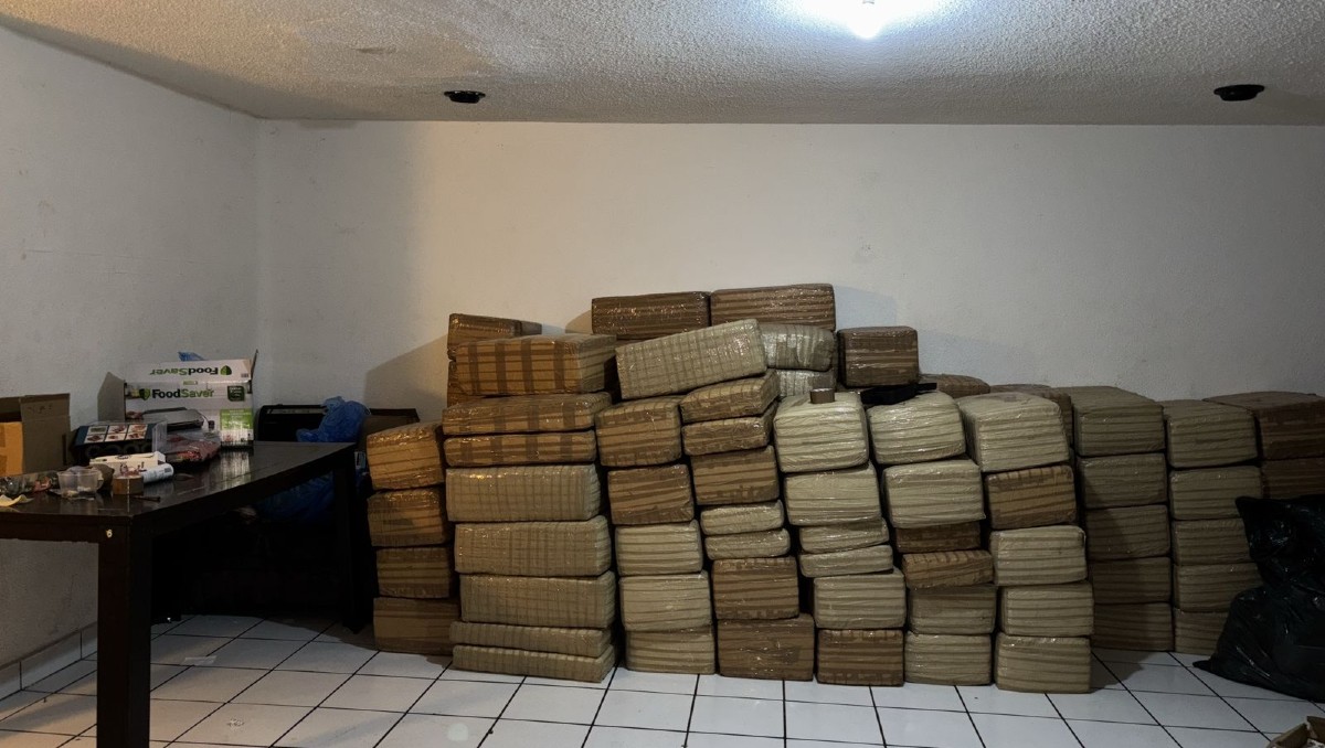 La Marina decomisó una gran cantidad de droga. | Especial
