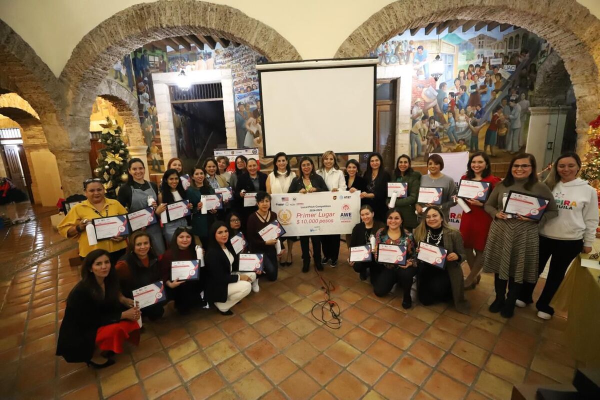 Mujeres coahuilenses participan en programa 'American Woman Entrepreneur' de Estados Unidos.| Cortesía