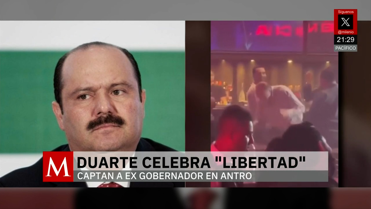 Tras ser absuelto en EU, César Duarte celebra bailando en Chihuahua