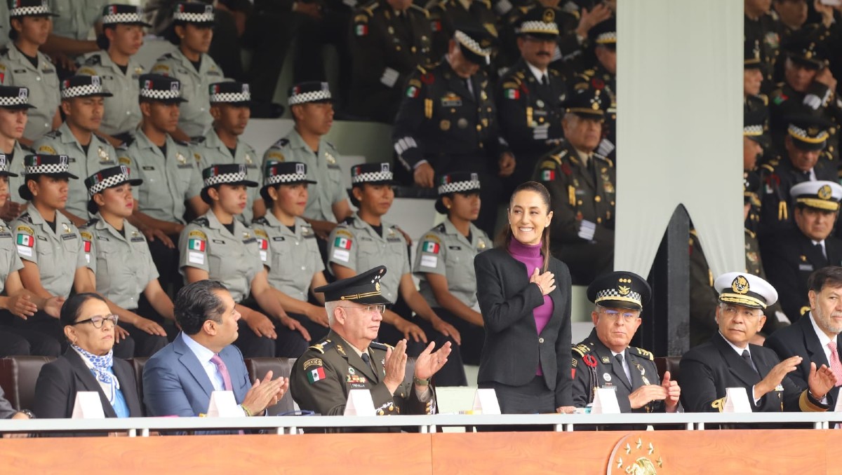 Claudia Sheinbaum en el sexto aniversario de la Guardia Nacional. | Javier Ríos