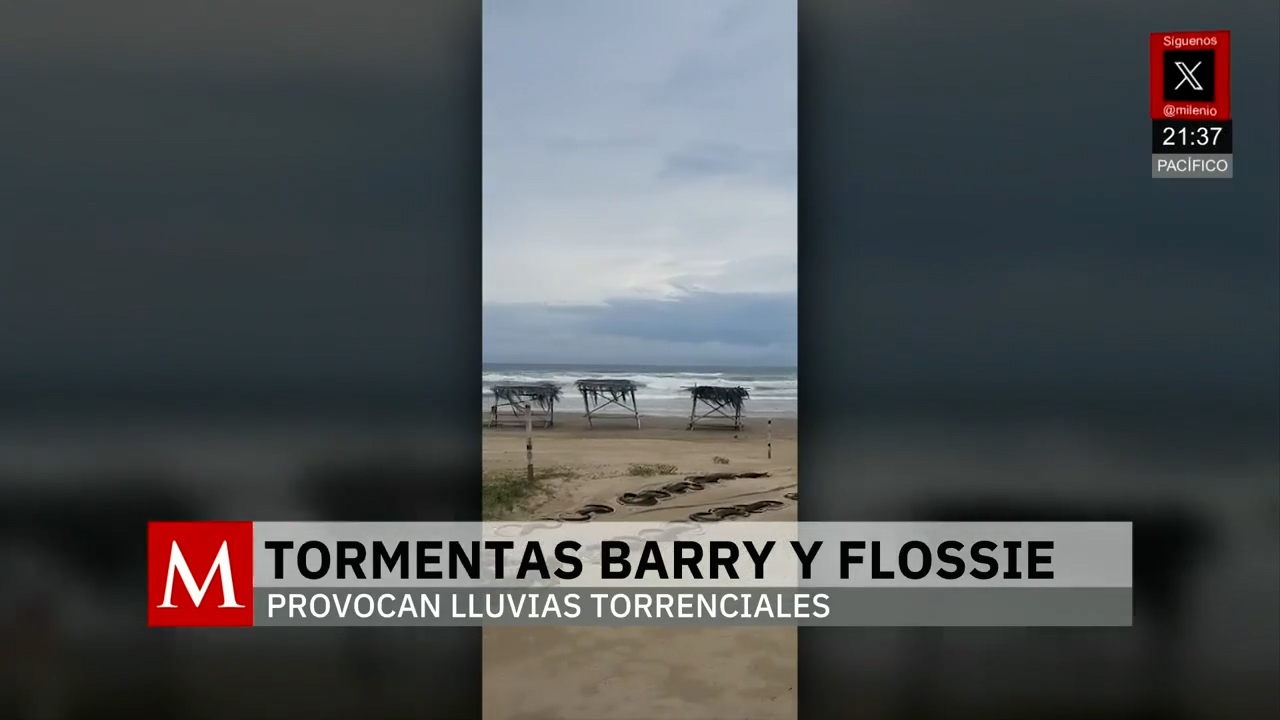 Lluvias y vientos por tormentas tropicales obligan a suspender clases en Veracruz