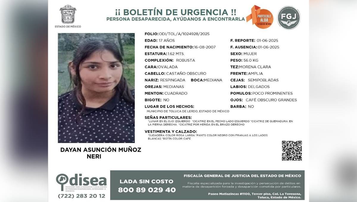 Cecilia Neri, madre de la menor señala que Dayan fue víctima de trata de personas, luego de haber sido acosada por redes sociales.| Especial