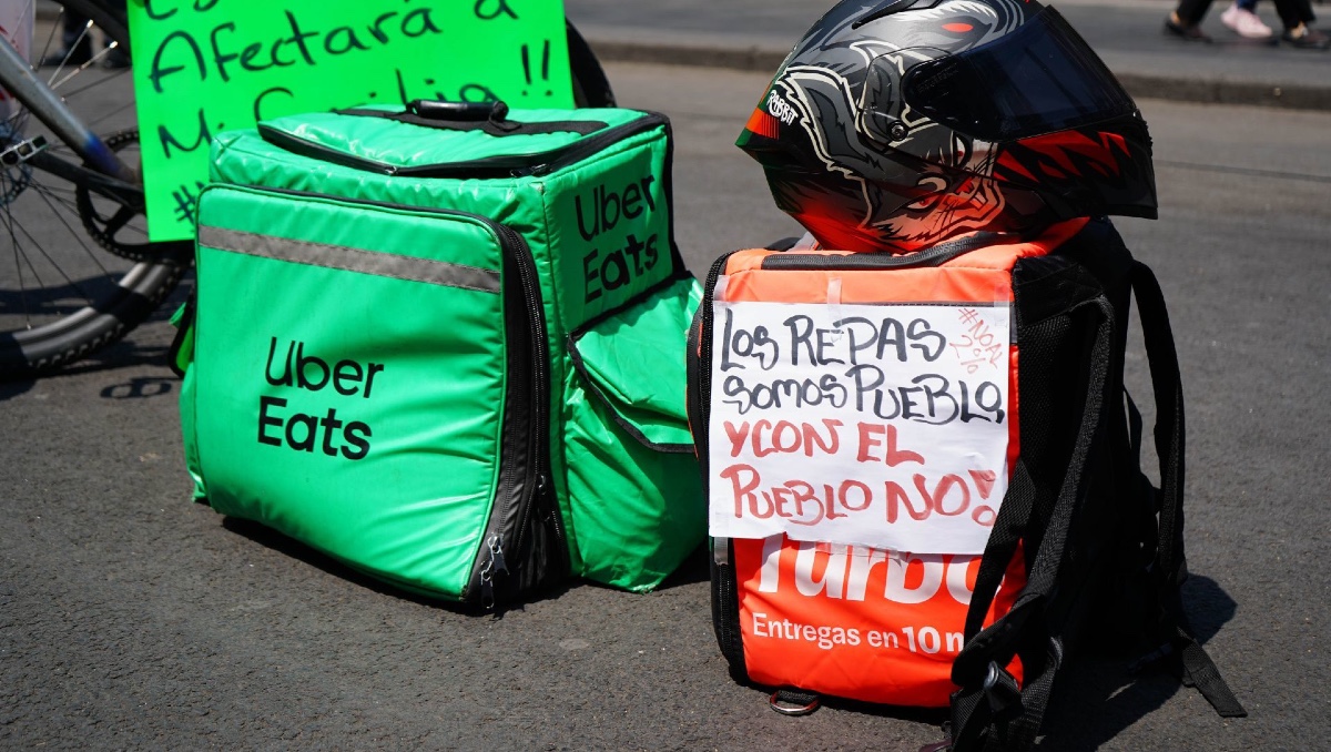 Comienza prueba del IMSS para afiliar a repartidores de apps en CdMx