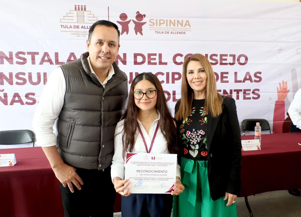 Doce menores entre 9 y 15 años conforman el nuevo Consejo Consultivo de Niñas, Niños y Adolescentes de Tula
