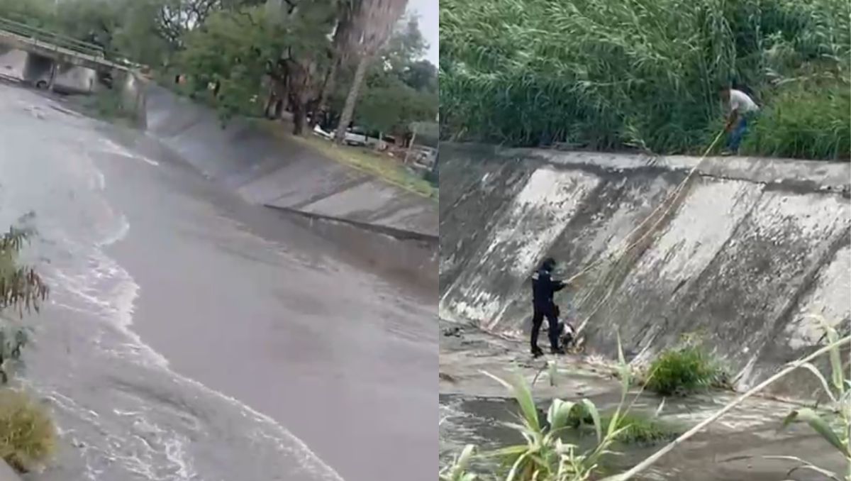 Elementos de Protección Civil acudieron en auxilio del menor. | Especial.