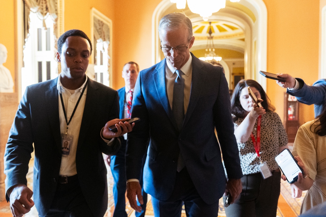 El líder de la mayoría en el Senado, John Thune, republicano por Dakota del Sur. |AP