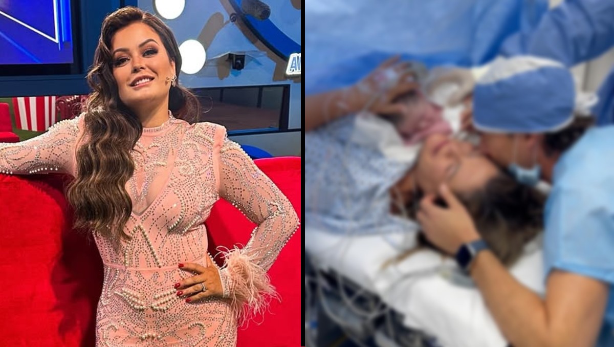 Así fue el nacimiento del bebé de Mariana Echeverría por cesárea | ESPECIAL
