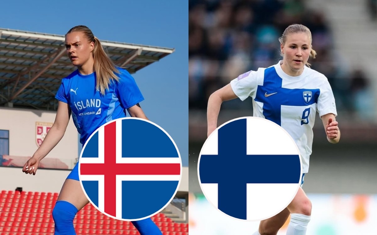 Partido Islandia vs Finlandia EN VIVO. Partido de EURO Femenina 2025 (Instagram @gudnyarnaa / @katariinakosola)