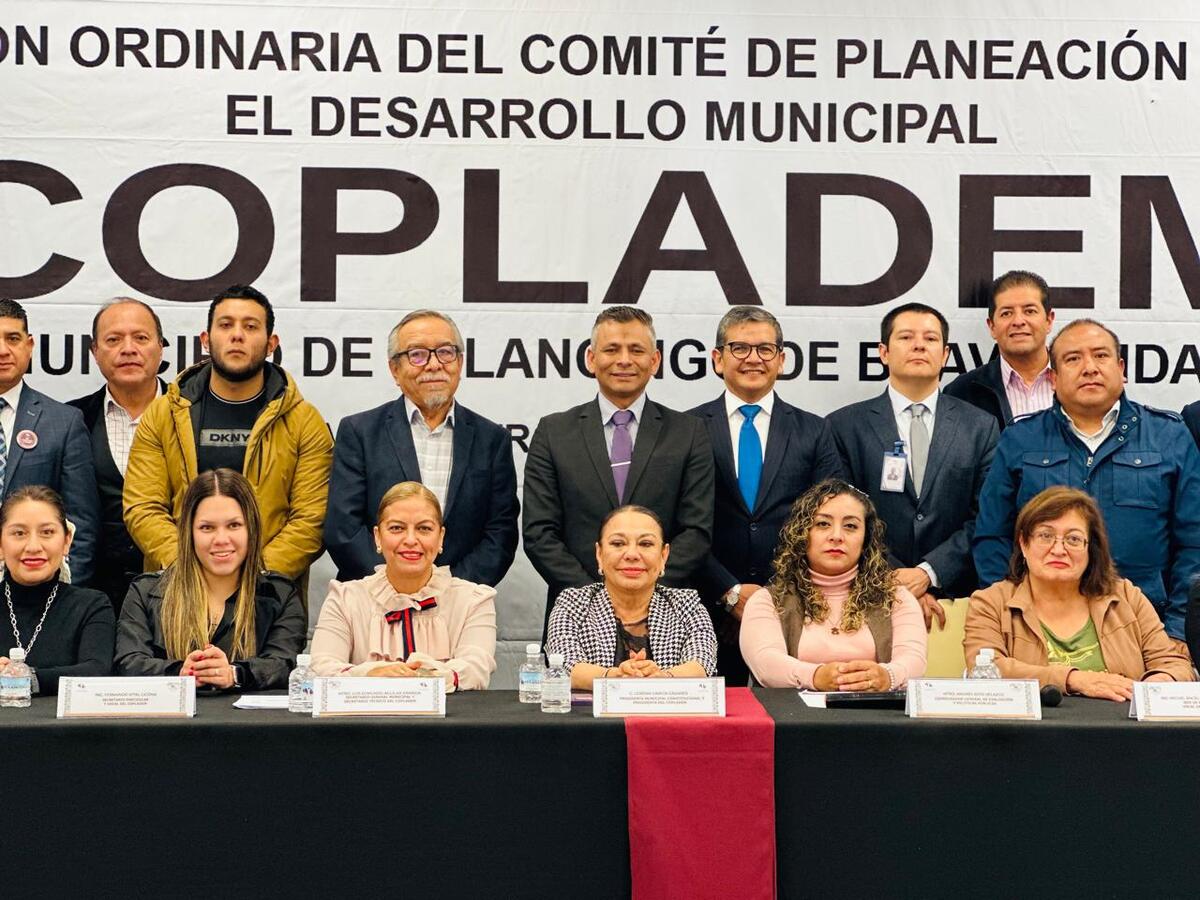 Sesión del Comité de Planeación para el Desarrollo Municipal.