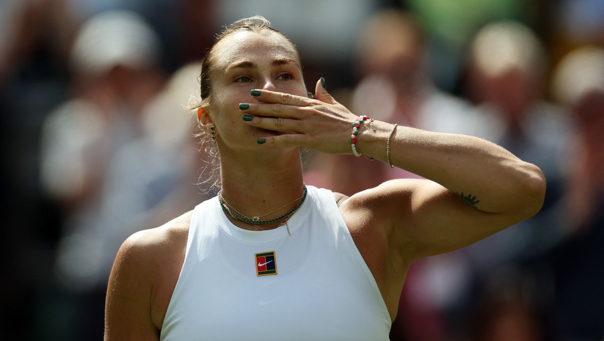 Aryna Sabalenka avanza a la tercera ronda en Wimbledon (Reuters)