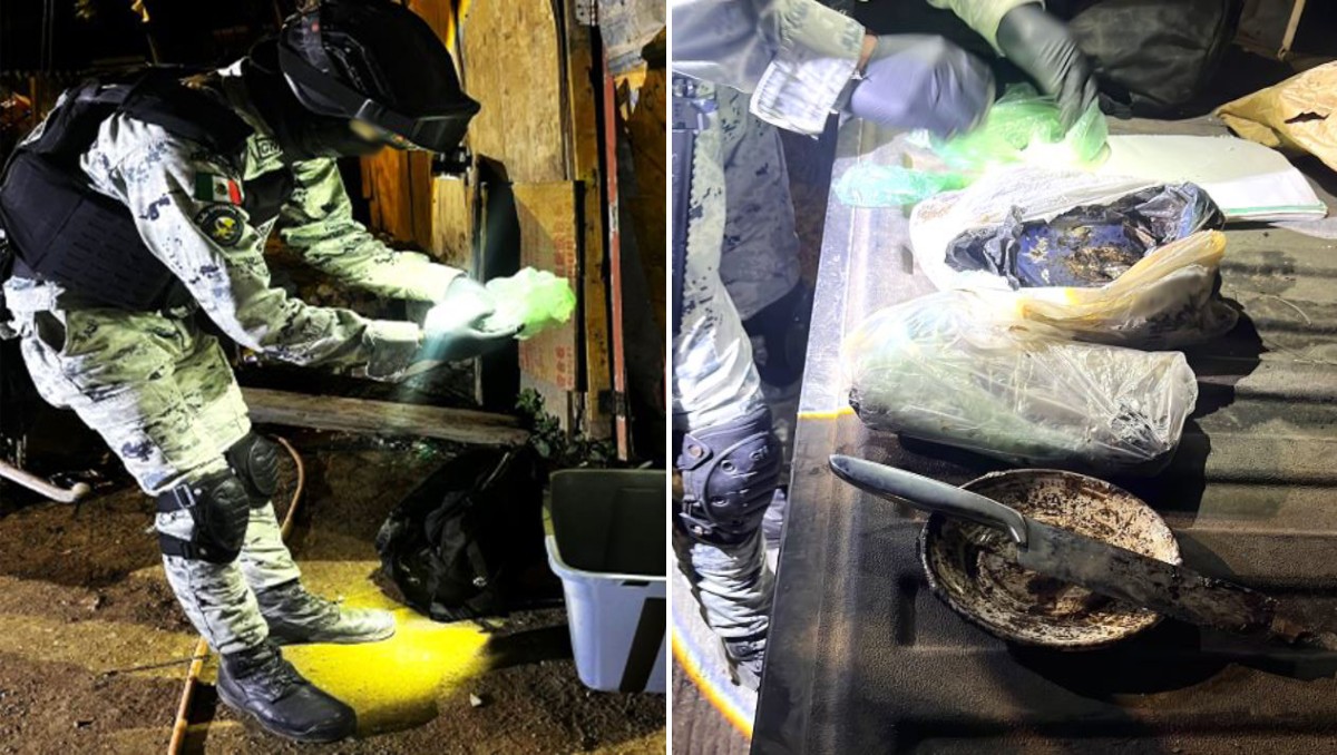 Aseguran hielera con metanfetamina en Tijuana. | SSPC