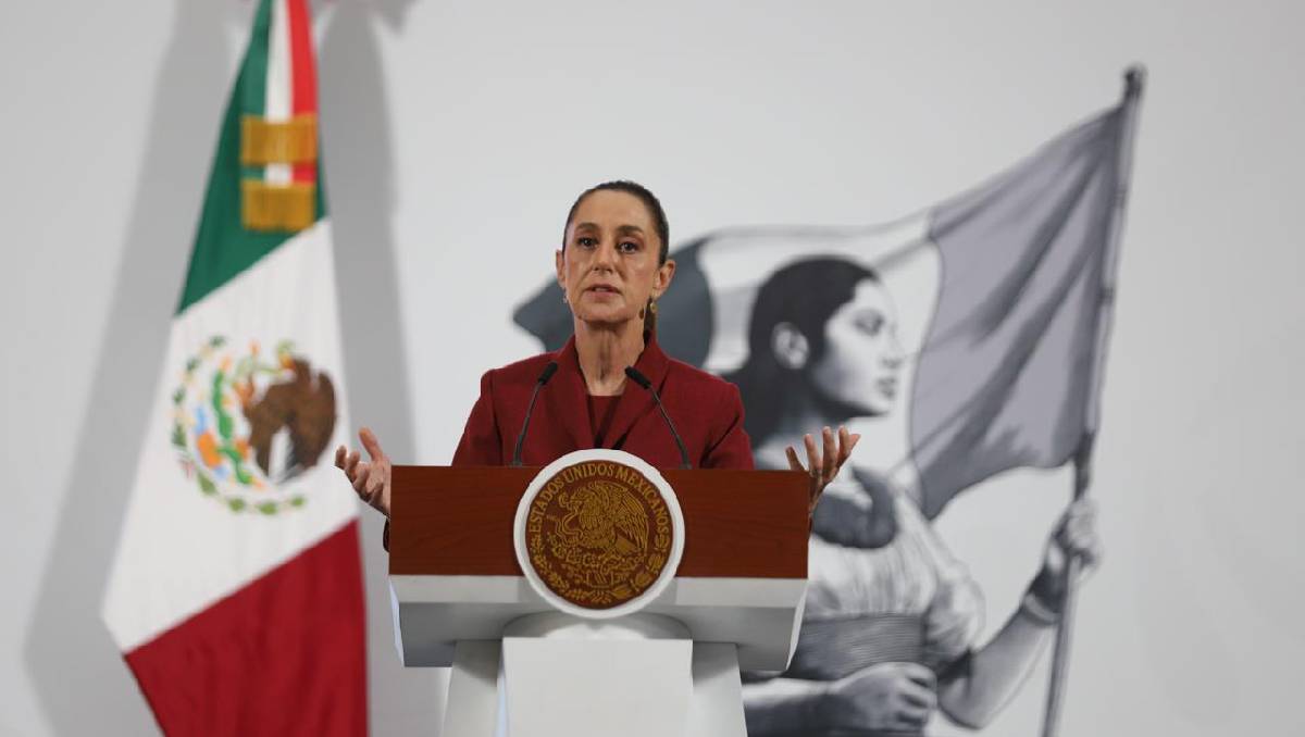Claudia Sheinbaum anuncia acciones para mejorar el oriente del Estado de México. Foto: Jorge Carballo