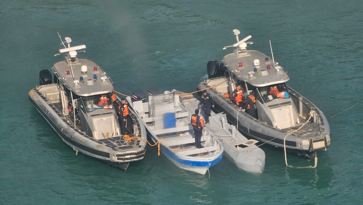 El submarino no estaba tripulado al momento de ser incautado. AFP