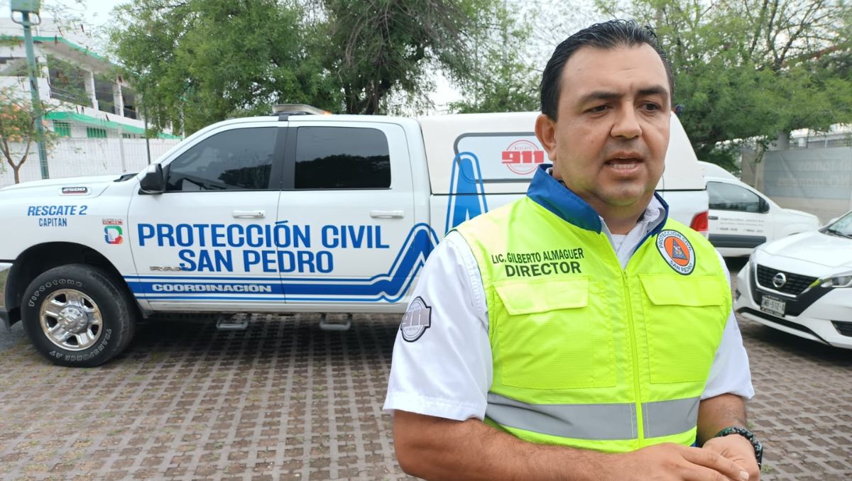 Gilberto Almaguer, director de Protección Civil de San Pedro habla sobre los avistamientos de animales. / Israel Santacruz