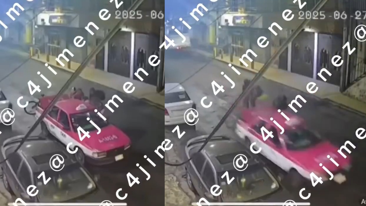 La bicicleta estaba anclada en la parte trasera del taxi. | Especial