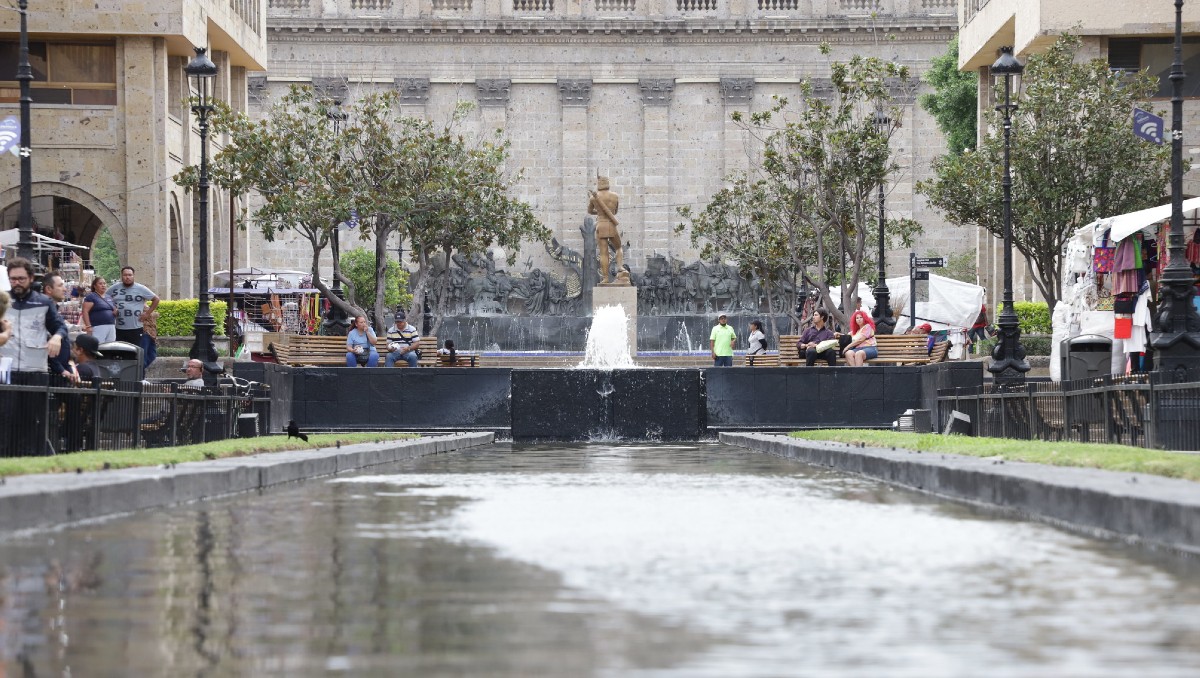 Plaza Fundadores y Paseo Degollado es parte de los espacios a renovarse en Guadalajara (Cortesía)