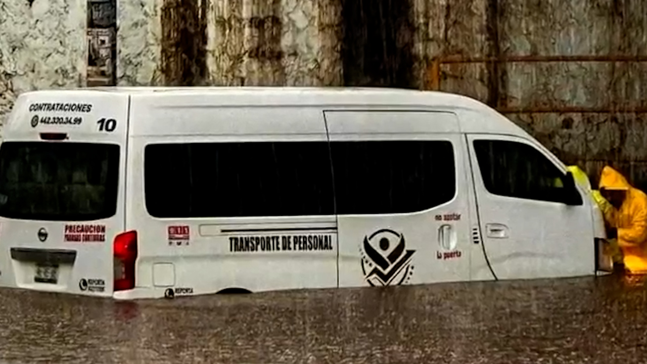 Querétaro registra varias inundaciones derivadas del huracán 'Flossie'
