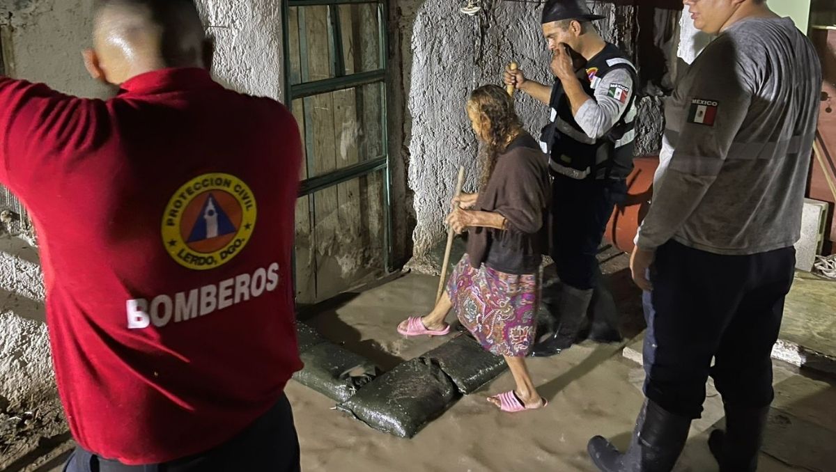 Las recientes lluvias dejaron afectaciones tanto en Gómez Palacio como en Lerdo, Durango. | Especial