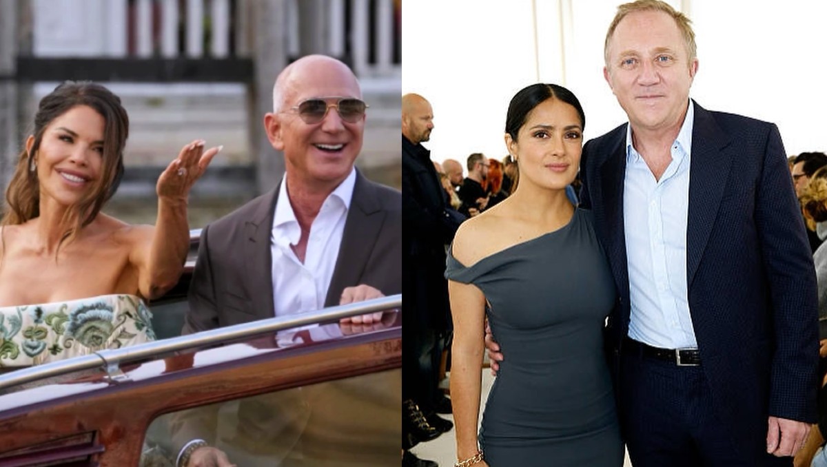 Salma Hayek: ¿Por qué no acompañó a su esposo a la boda de Jeff Bezos? | Salma Hayek y AP