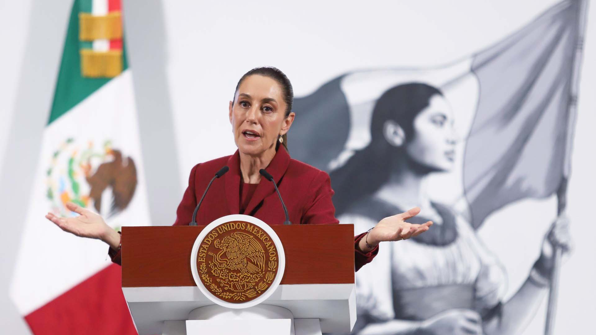 Sheinbaum critica a EU por reducción en incautación de armas de fuego