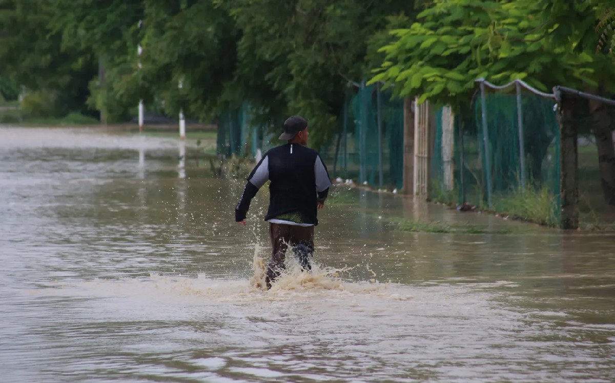 Tamaulipas sufre de inundaciones por paso de tormenta 'Barry'. (Yazmín Sánchez)