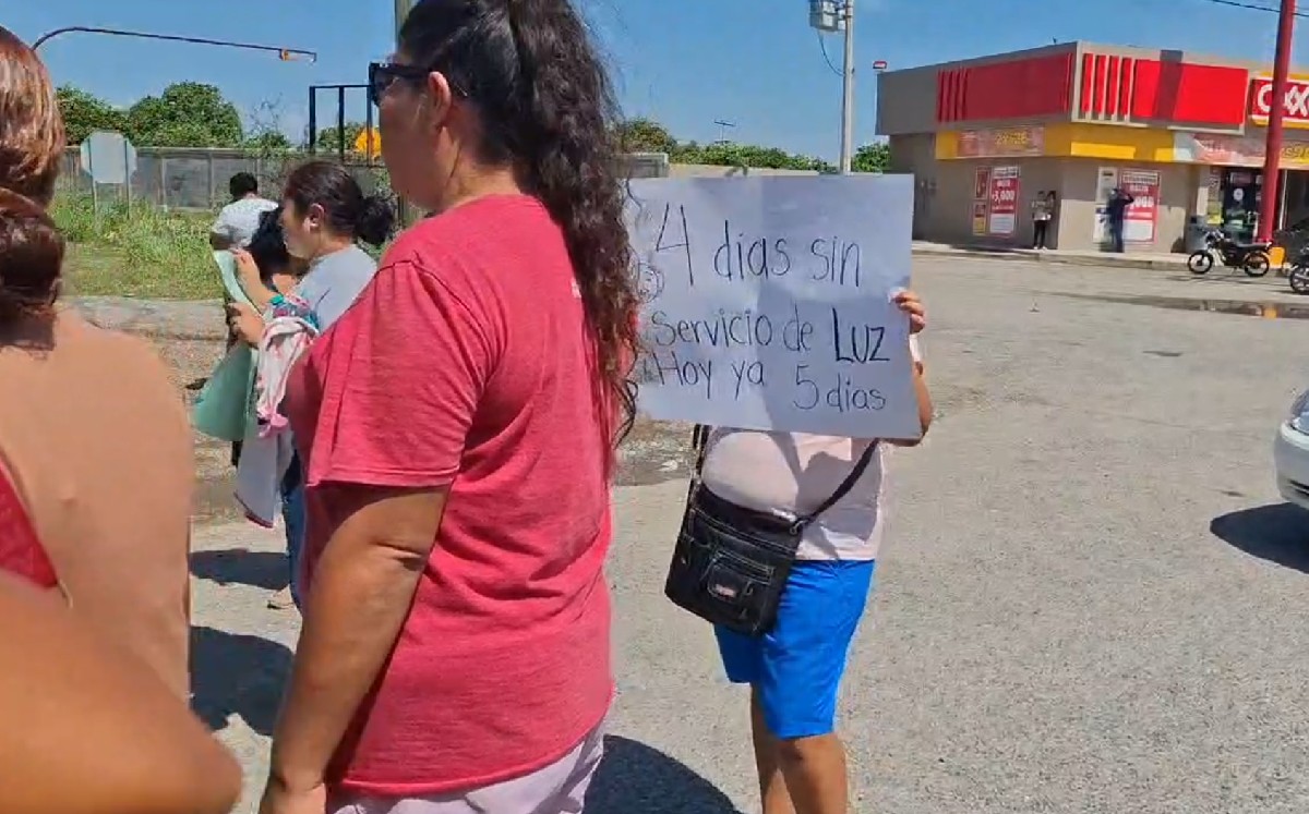 Bloquean la carretera Victoria-Monterrey HOY 3 de julio 2025. (Cortesía)