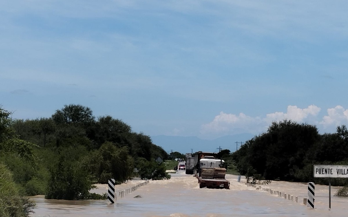 Carretera habilitada de manera temporal. SSPT