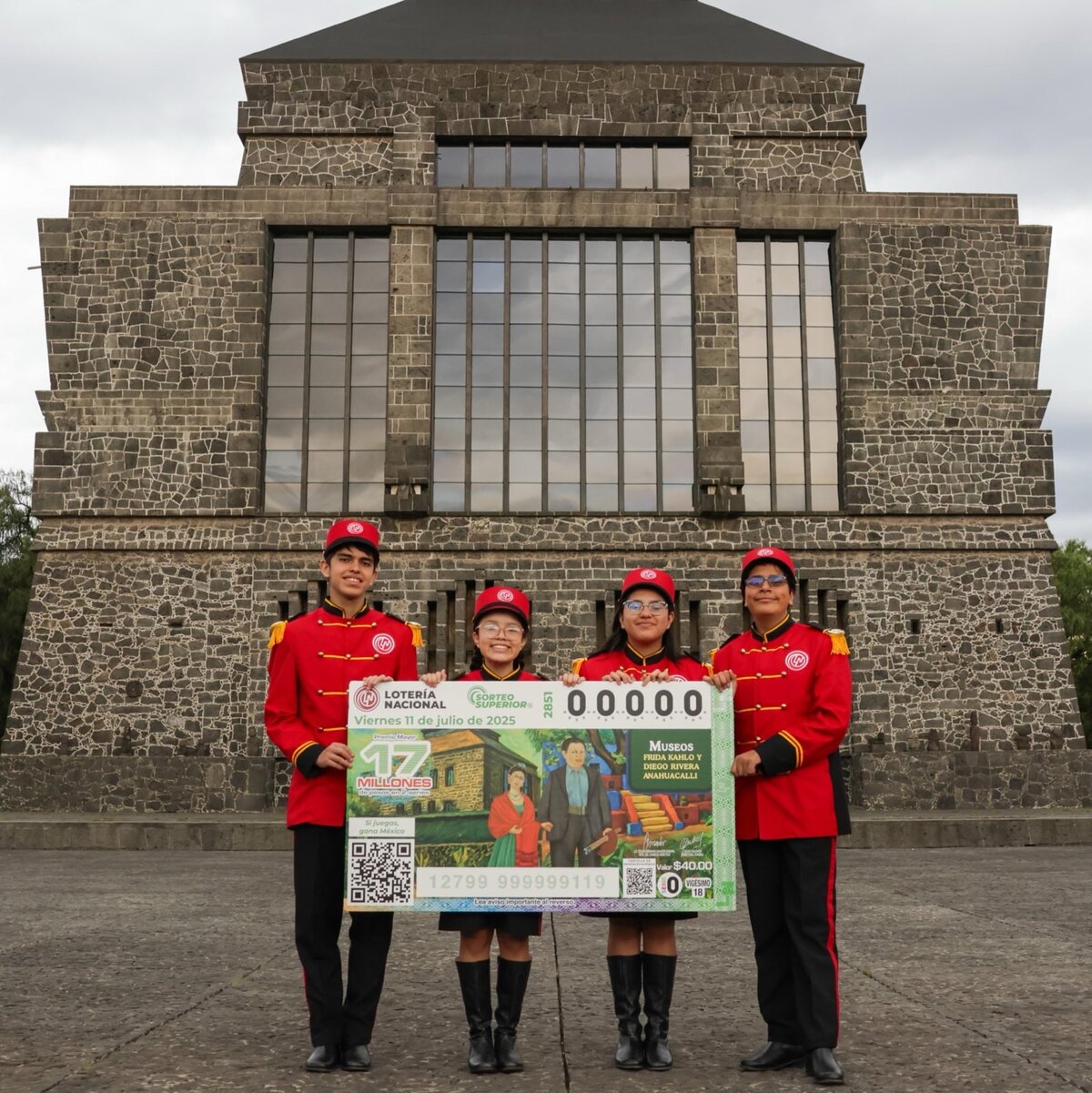 La ceremonioa se realizó en el Museo Diego Rivera Anahuacalli. (Foto: Especial)