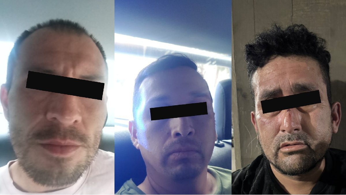 En la detención por el abandono de cuerpos se les aseguraron tres armas, cocaína y mariguana. Foto: (Especial)