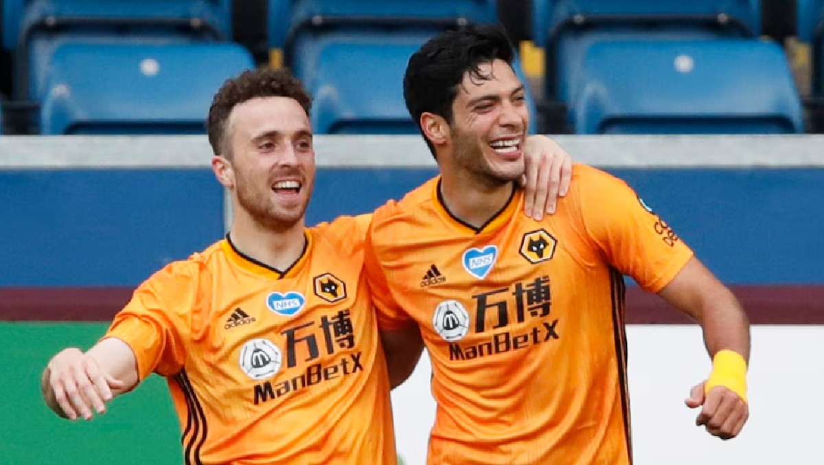 Diogo Jota jugó con Raúl Jiménez en el Wolverhampton de la Premier League (Reuters)