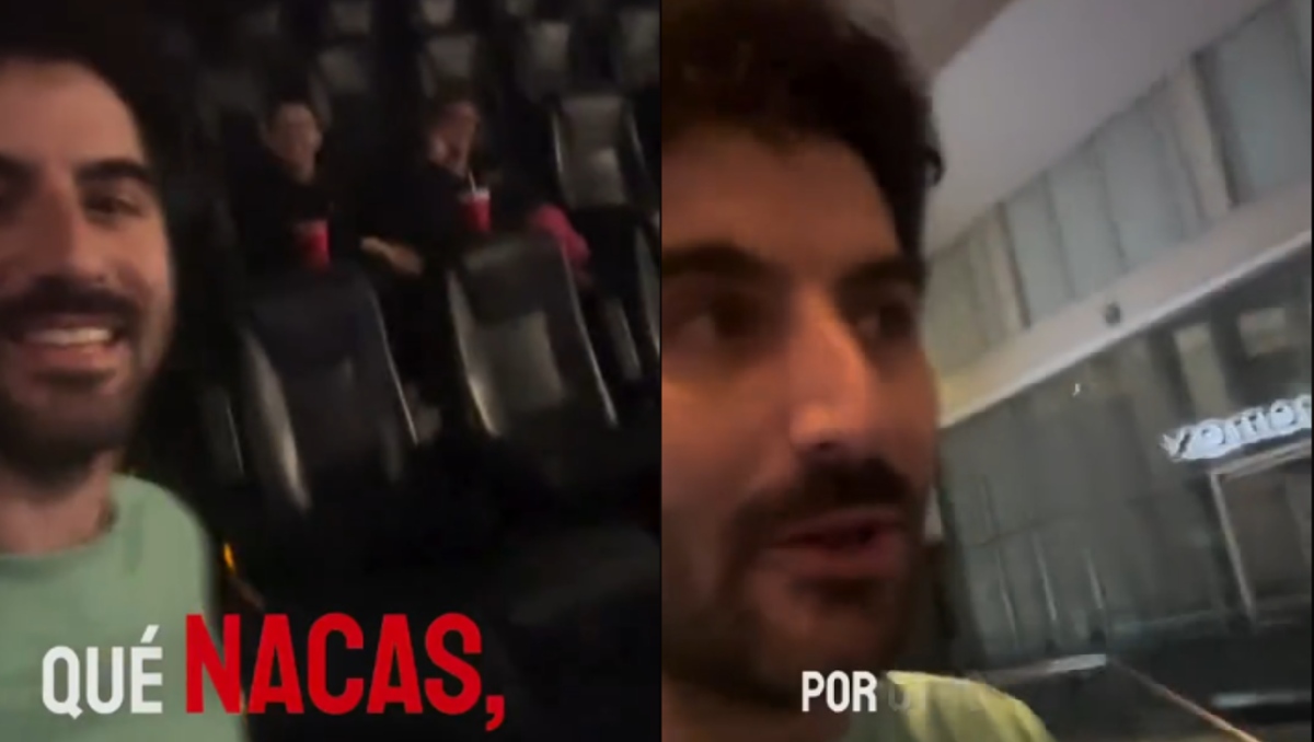 Influencer expone a personas en sala de cine | Especial