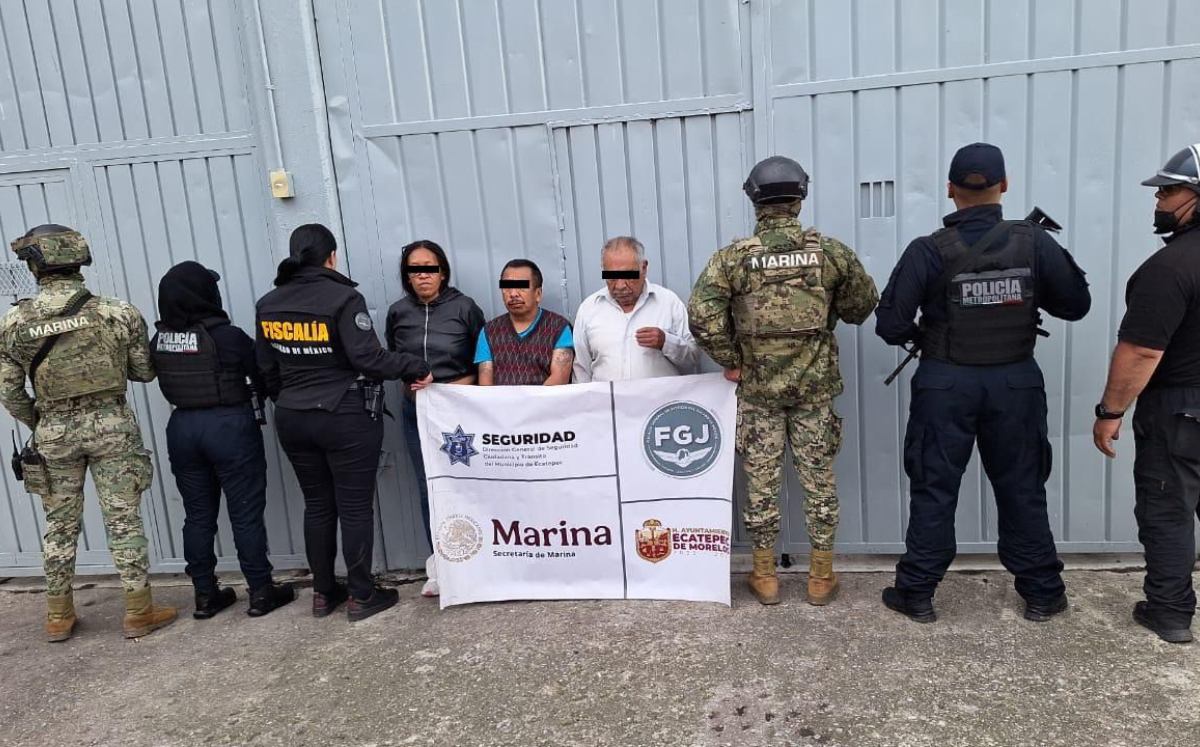 Policía municipal de Ecatepec trasladó a presuntos agresores al penal de Chiconautla.