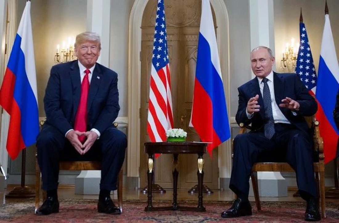 El presidente de Rusia, Vladímir Putin y su homólogo estadounidense, Donald Trump. |Especial