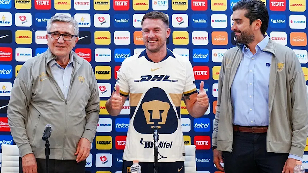 Aaron Ramsey llega a Pumas emocionado y consciente del desafío