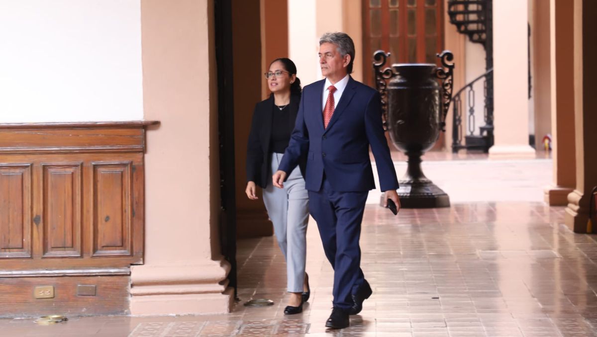 Así fue su llegada al Palacio de Gobierno. | Luis Guerra