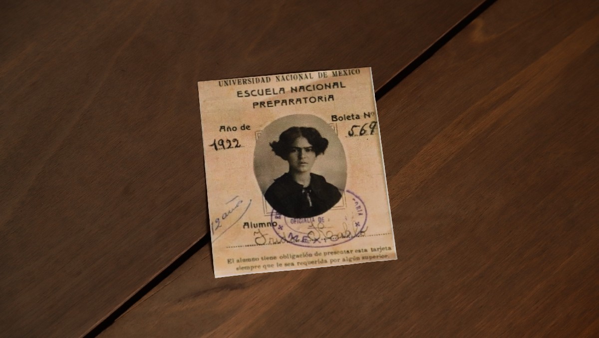 Boleto de Frida Kahlo en la Escuela Nacional Preparatoria | Octavio Hoyos