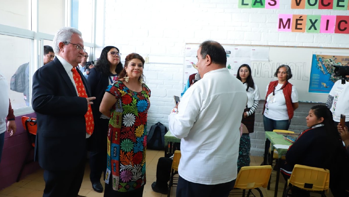 Presentación del Programa Educación Utopía en CdMx en la alcaldía Álvaro Obregón.  Foto: Juan Carlos Bautista