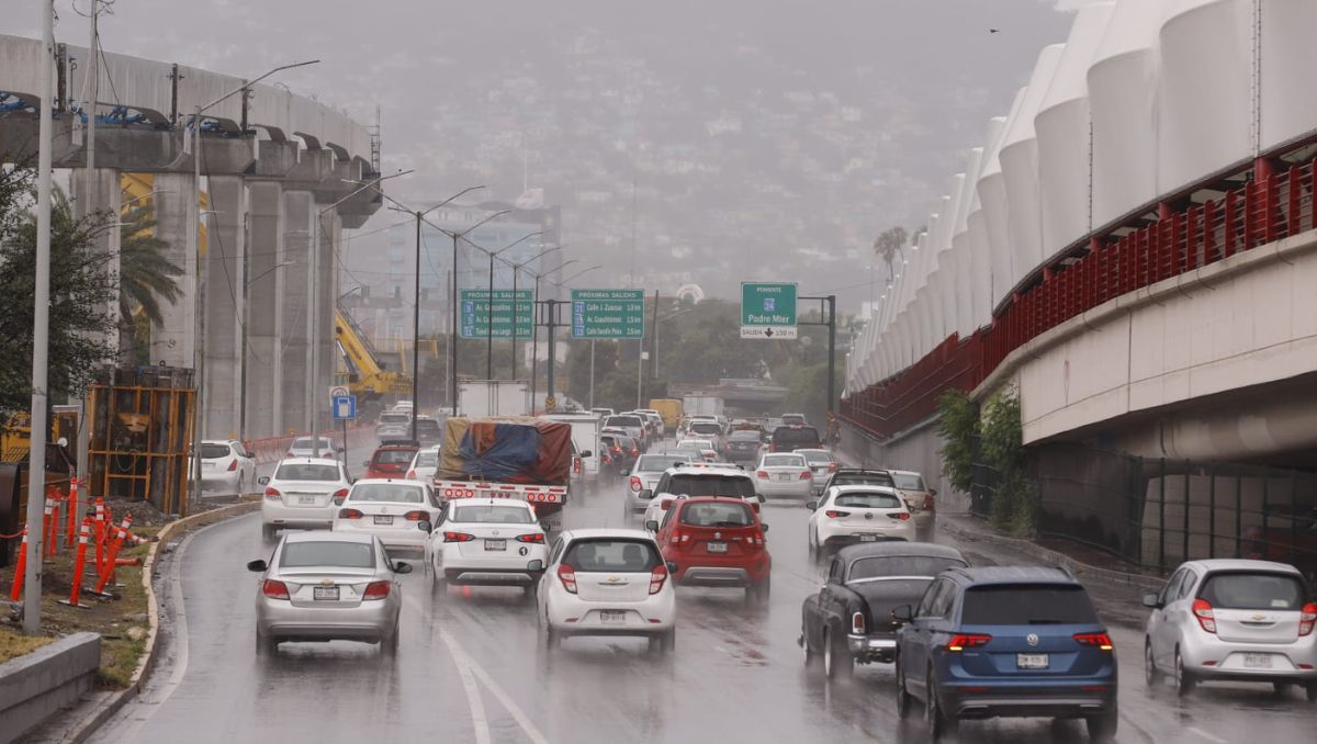 Se registran lluvias el día viernes en el Área Metropolitana de Monterrey. | Luis Guerra