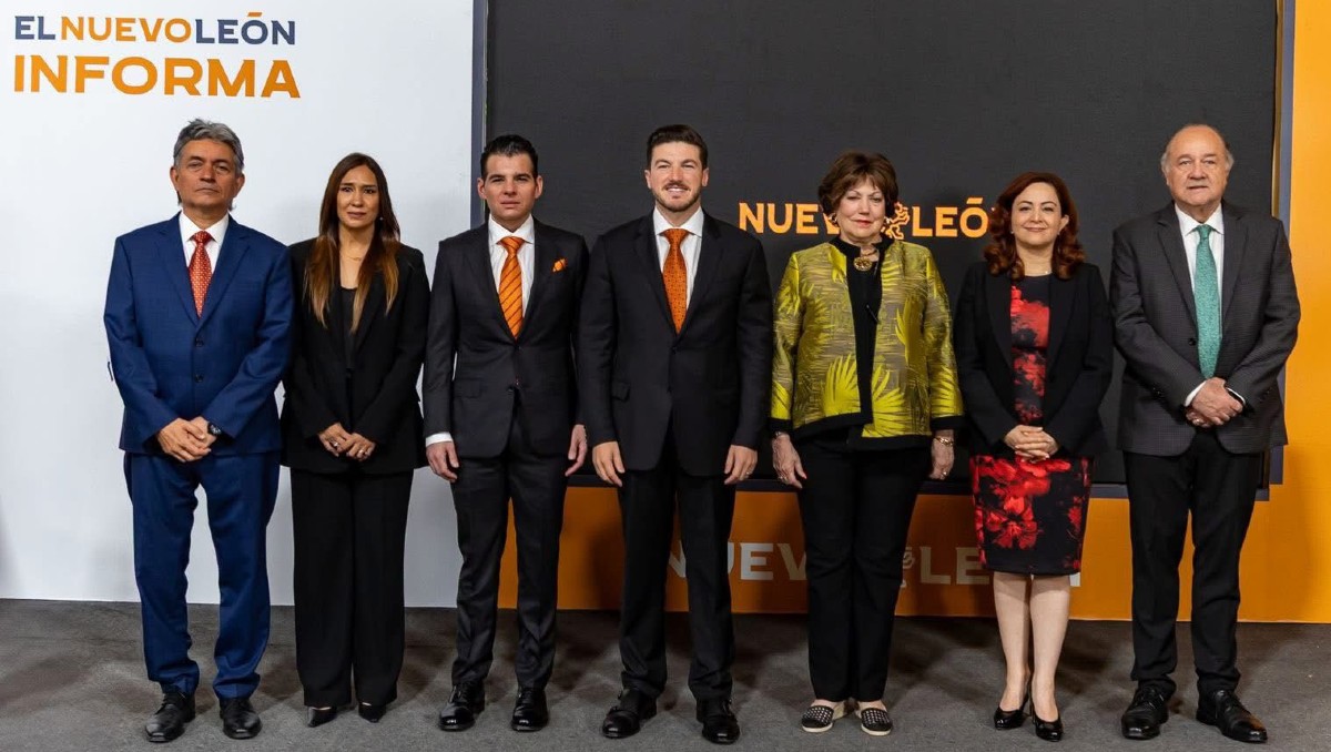 Samuel García en el Nuevo León Informa del 4 de julio de 2025 / Foto: Especial