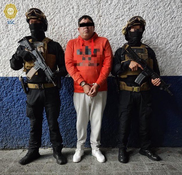 Presunto encargado de ventas y distribución de narcóticos ligado a La Unión Tepito. | @SSC_CDMX