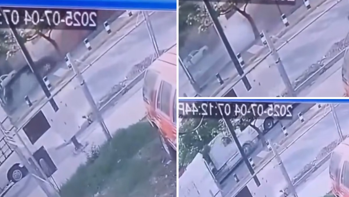 Video muestra momento en que se abrió socavón en Guadalajara (Especial)