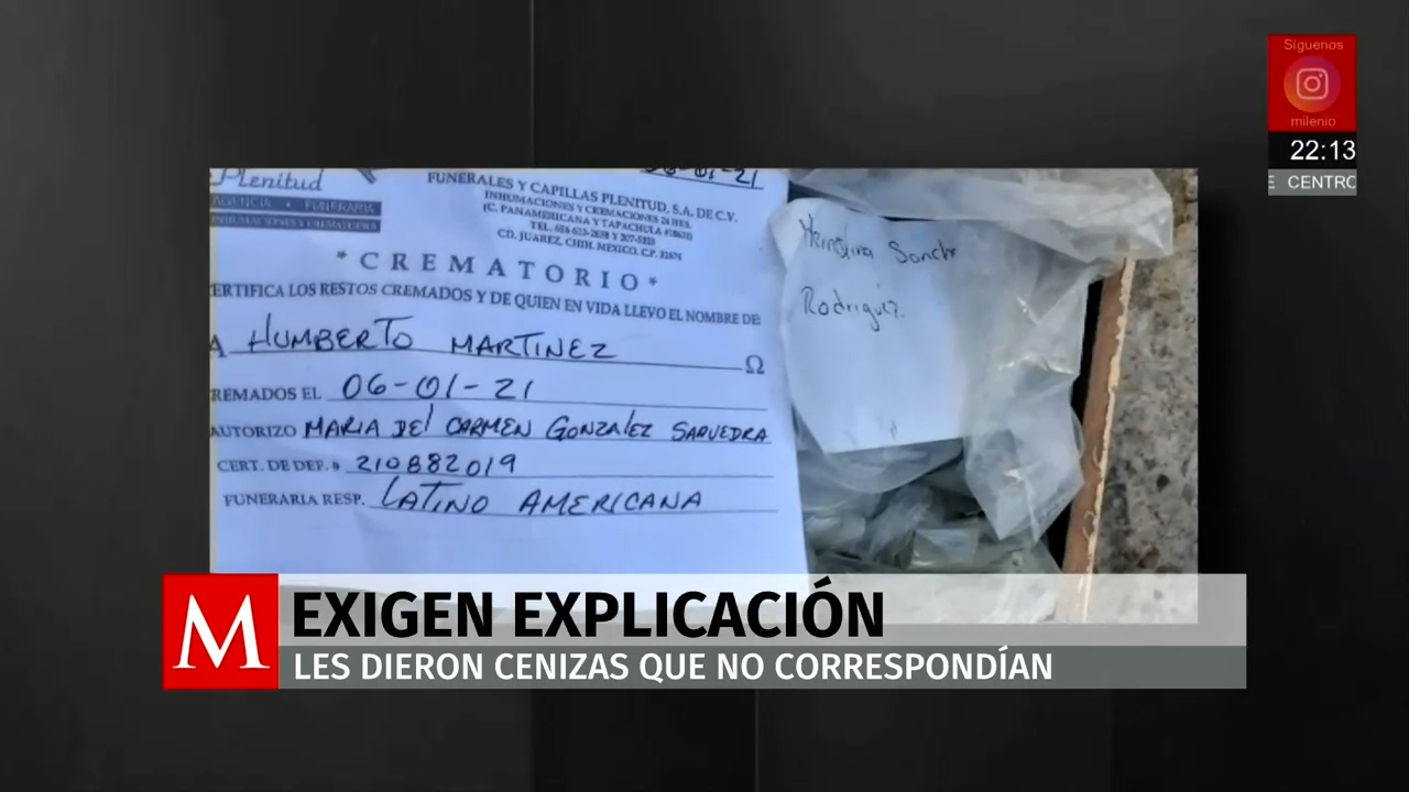 Crematorio de Ciudad Juárez entregó cenizas equivocadas a familias, revelan testimonios
