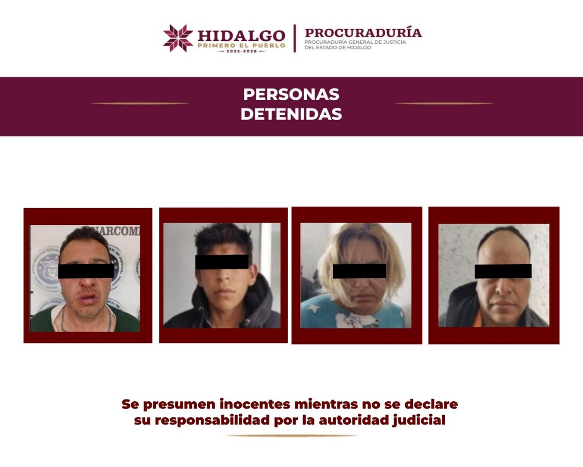 Cuatro detenidos tras ataque que cobró la vida de un agente en la colonia La Loma de Pachuca