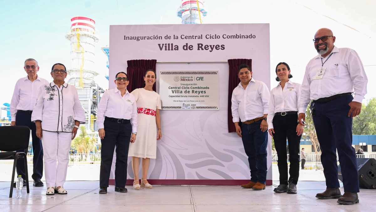 Inauguración de la Central de Ciclo Combinado en Villa de Reyes en San Luis Potosí. | Especial