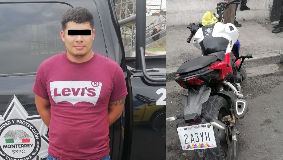 El individuo fue interceptado en el cruce de las calles Reforma e Ignacio Rayón. | Especial.