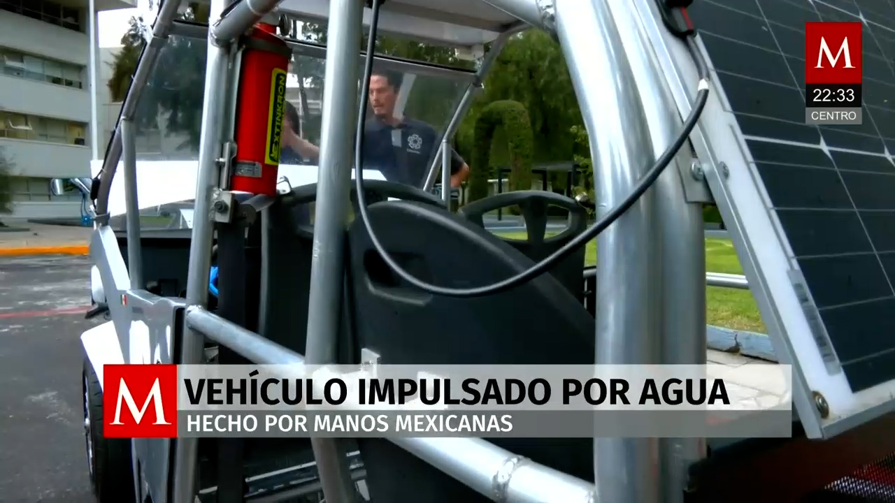 Mexicanos crean vehículo híbrido que utiliza energía del agua como combustible