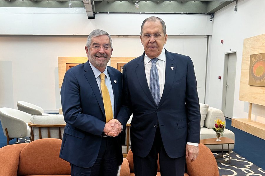 De la Fuente y Serguéi Lavrov hablaron sobre las cuestiones  relevantes de las relaciones ruso-mexicanas. | Especial